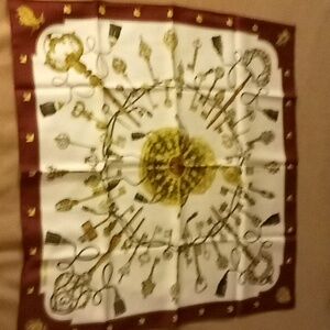Hermes silk handkerchief